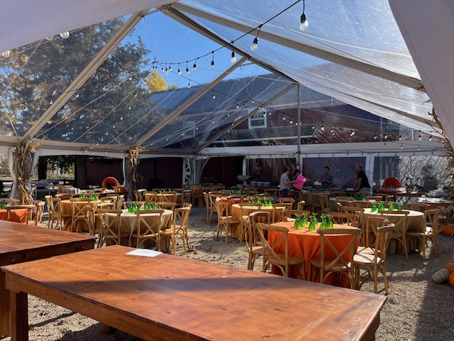 Rental store for 40  X 30  FRAME CLEAR TOP TENT in Hillsborough NJ